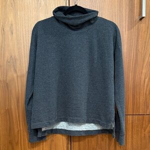 J. Crew Dark Gray Turtleneck Oversized Sweater Women’s